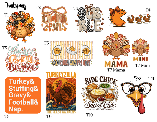 Turkey, Stuffing, Pie, OH MY!
