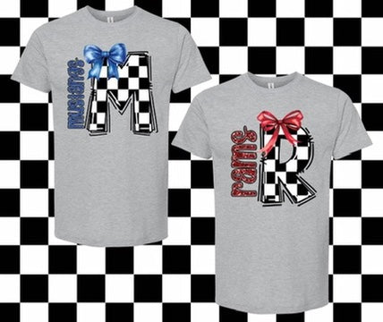 Monogram Bow Letter Tee
