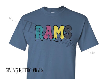 Rams Retro Tee