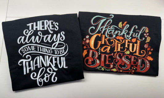 Thankful Grateful Blessed Tee