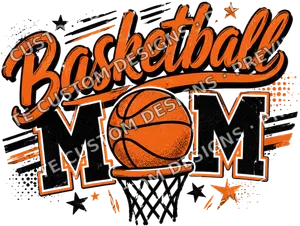 Basketball Mom Vintage Basketball