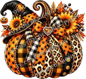 Leopard Pumpkin Halloween