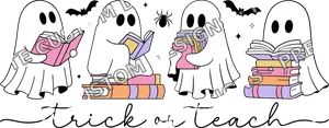 Trick or Teach PNGHalloween Teacher