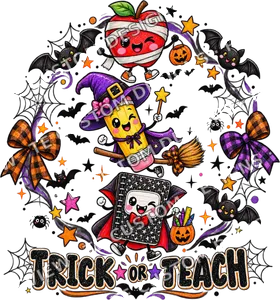 Trick or Teach Halloween Teacher 3