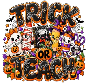 Trick Or Teach Halloween Teacher 2