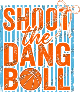 Shoot The Dang Ball Basketball