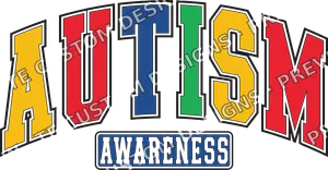 Autism Awareness Retro