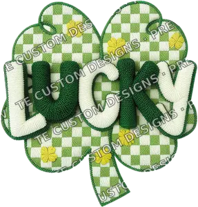 Faux Yarn Lucky Clover St