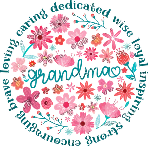 Floral Grandma Mothers Day