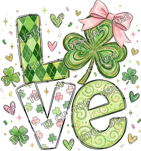 Lucky Love Shamrock St Patricks