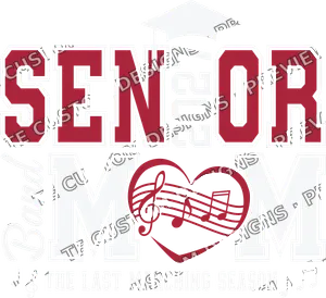 Senior Band Mom 2027 The