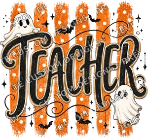 Spooky Halloween Ghost Teacher