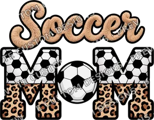 Faux Yarn Soccer Mom