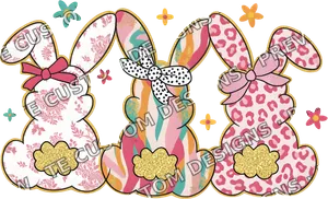Brushstroke Bunny Easter