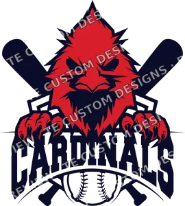 Cardinals Logo Sport School Mascot