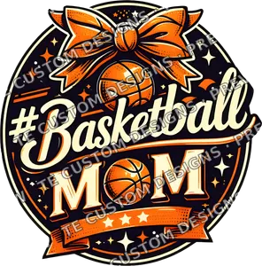 Cool Retro Basketball Mom