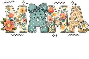 Watercolor Floral Mama Mothers Day