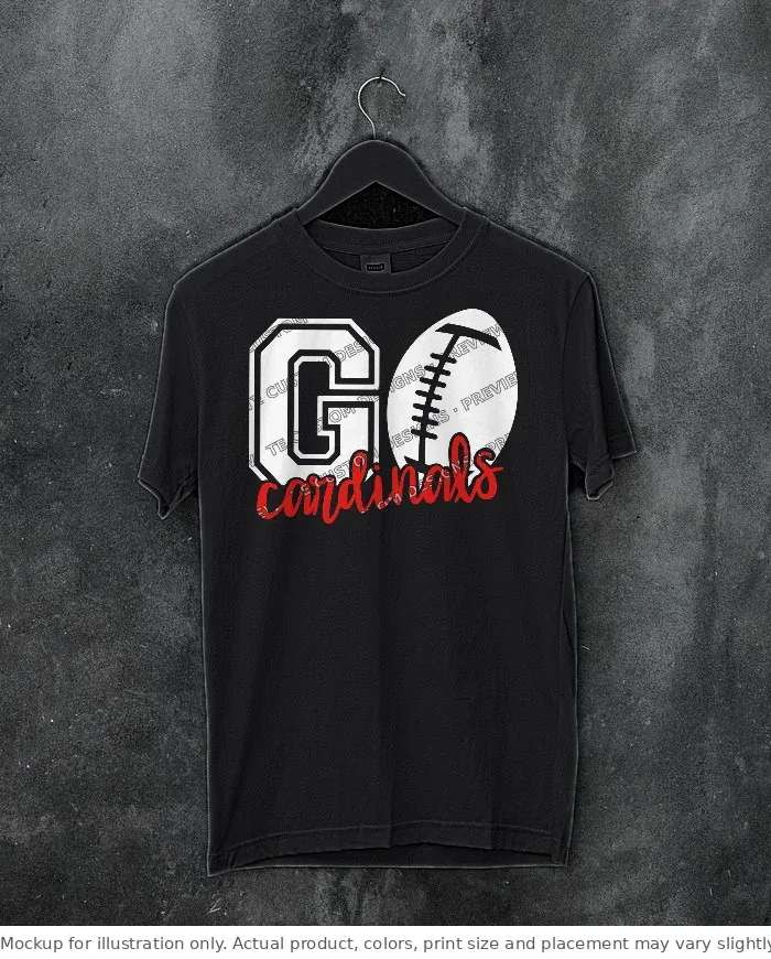 Black tee mockup, on a hanger, concrete wall