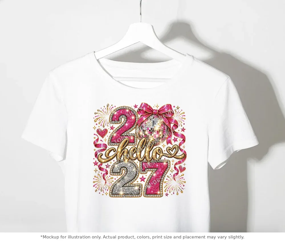 White tee mockup, on a clothes rack