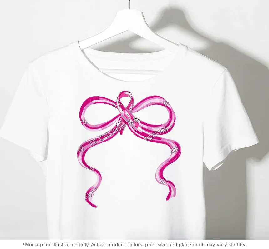 White tee mockup, on a hanger