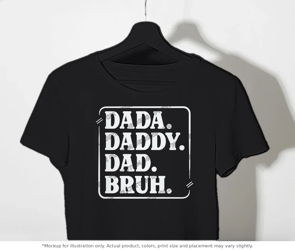 Black tee mockup, on a clothes rack