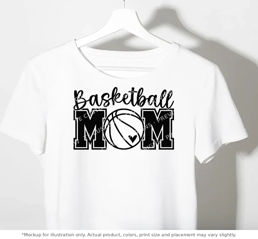 White tee mockup, on a hanger
