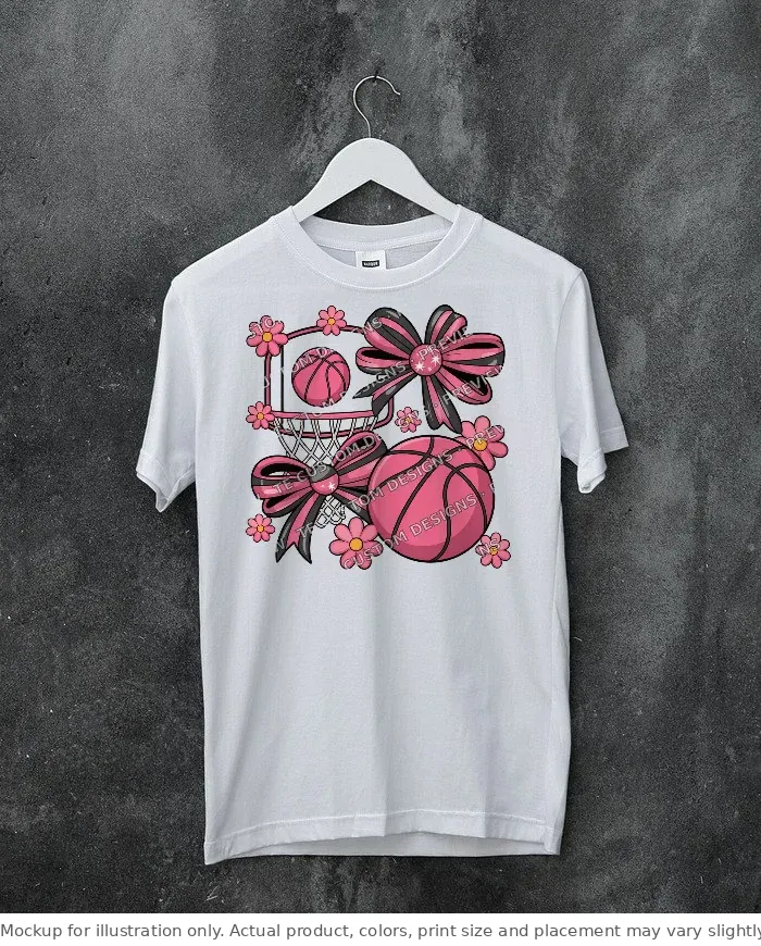 White tee mockup, on a hanger, concrete wall