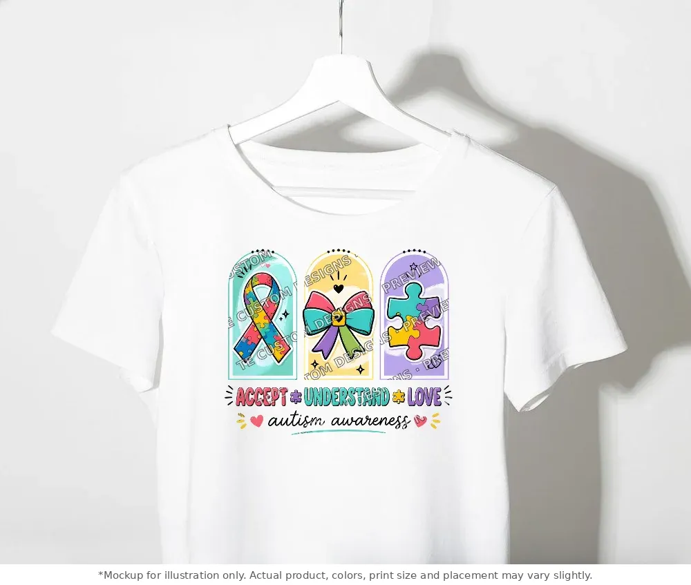 White tee mockup, on a clothes rack