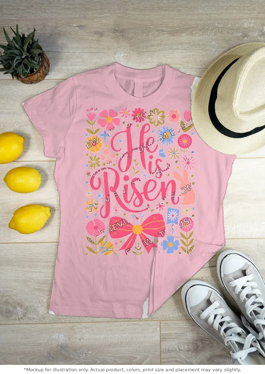 He Is Risen Jesus Tee – TE Custom Designs