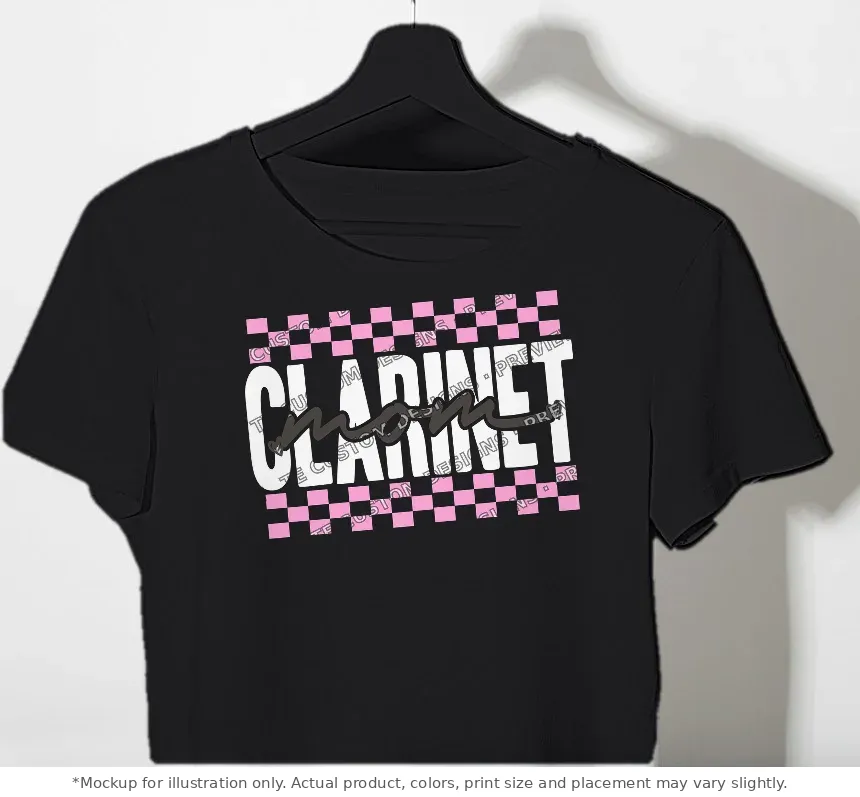 Black tee mockup, on a hanger