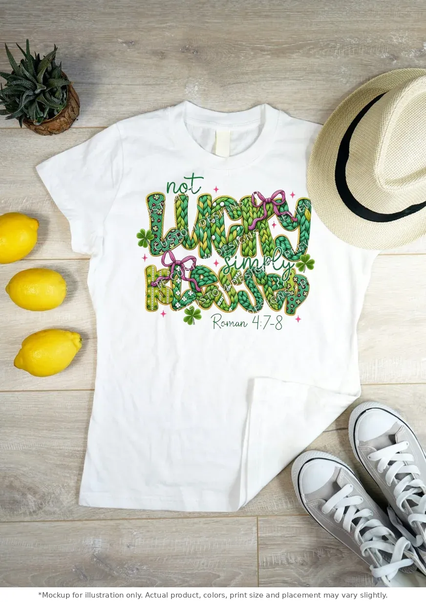 White tee mockup, flat lay on wood