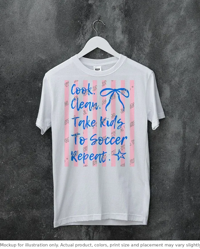 White tee mockup, on a hanger, concrete wall