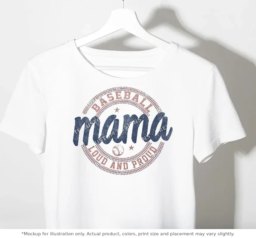 White tee mockup, on a hanger