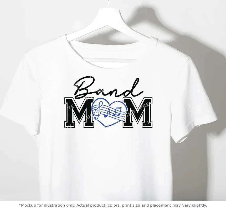 White tee mockup, on a hanger