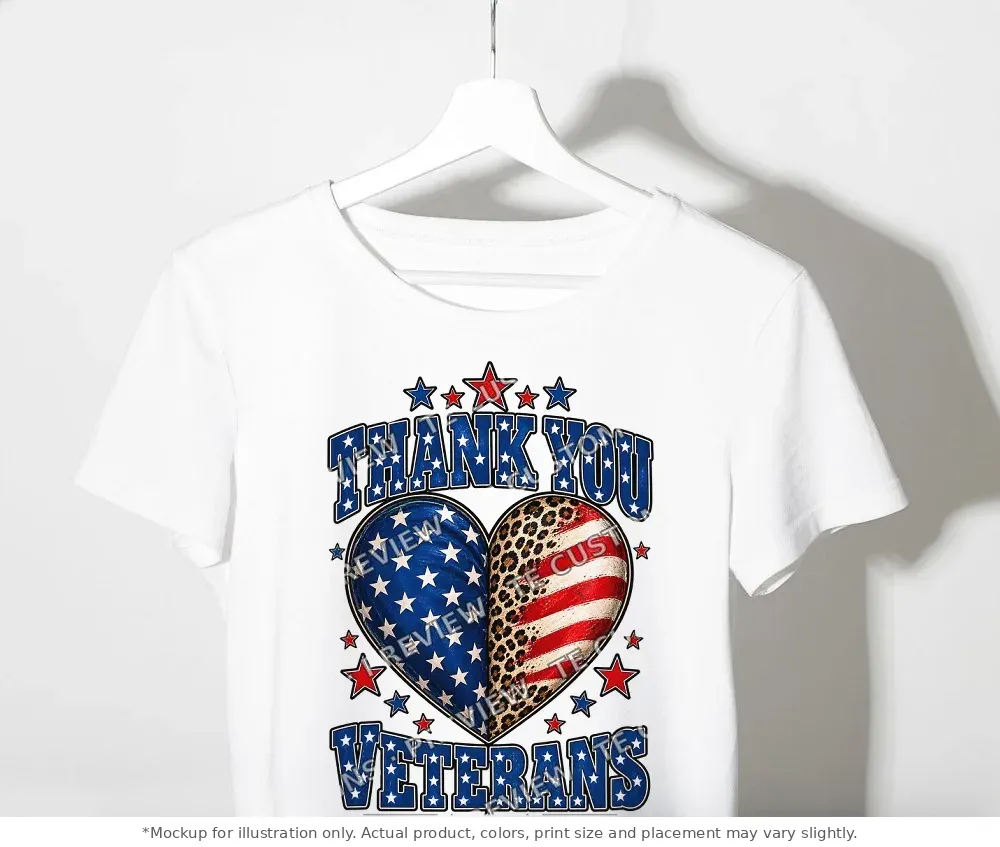 White tee mockup, on a clothes rack