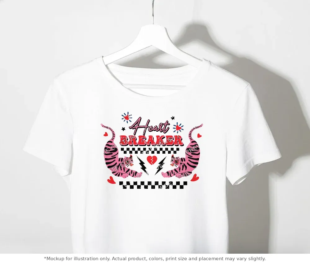 White tee mockup, on a clothes rack