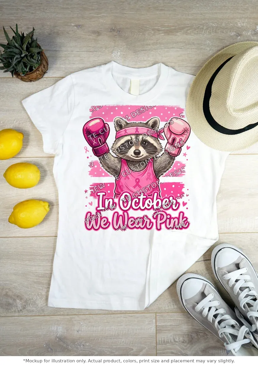 White tee mockup, flat lay on wood