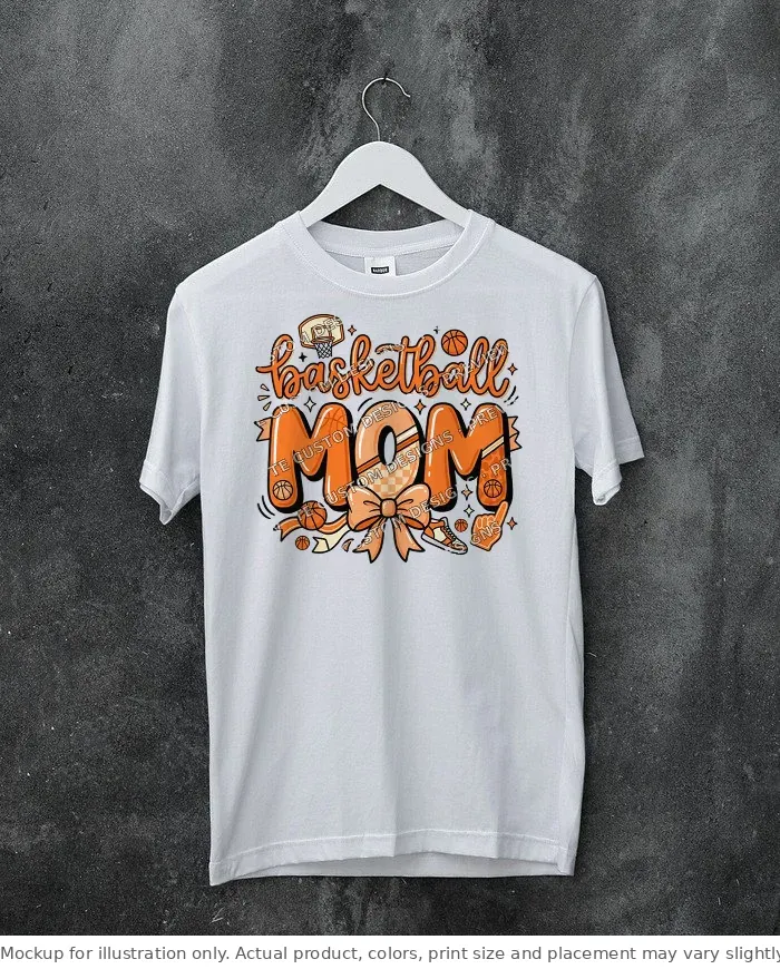 White tee mockup, on a hanger, concrete wall