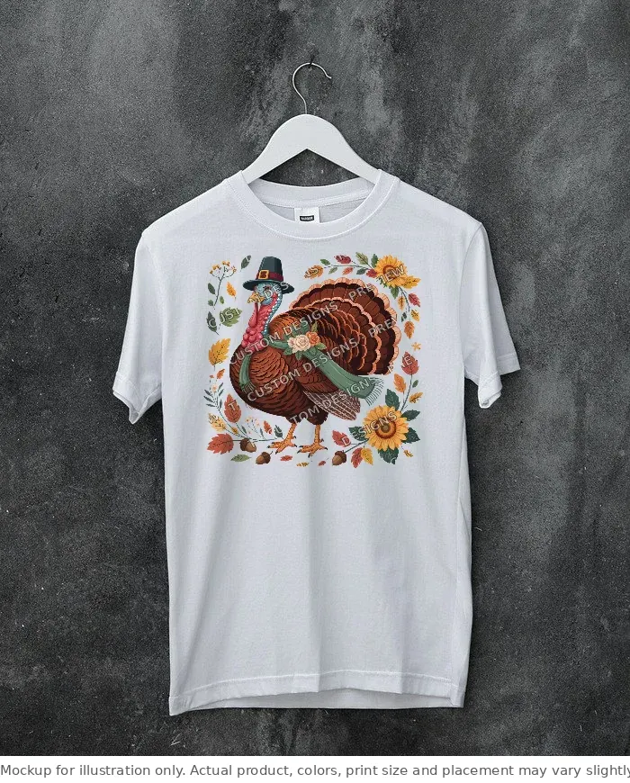 White tee mockup, on a hanger, concrete wall
