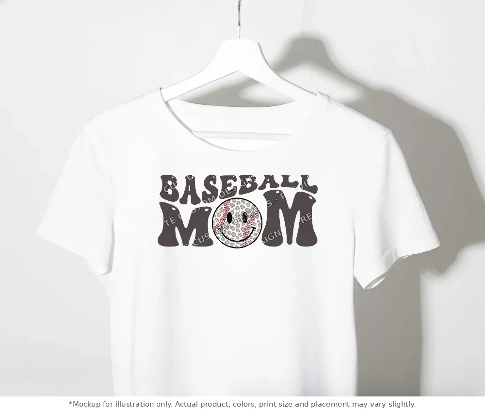 White tee mockup, on a clothes rack