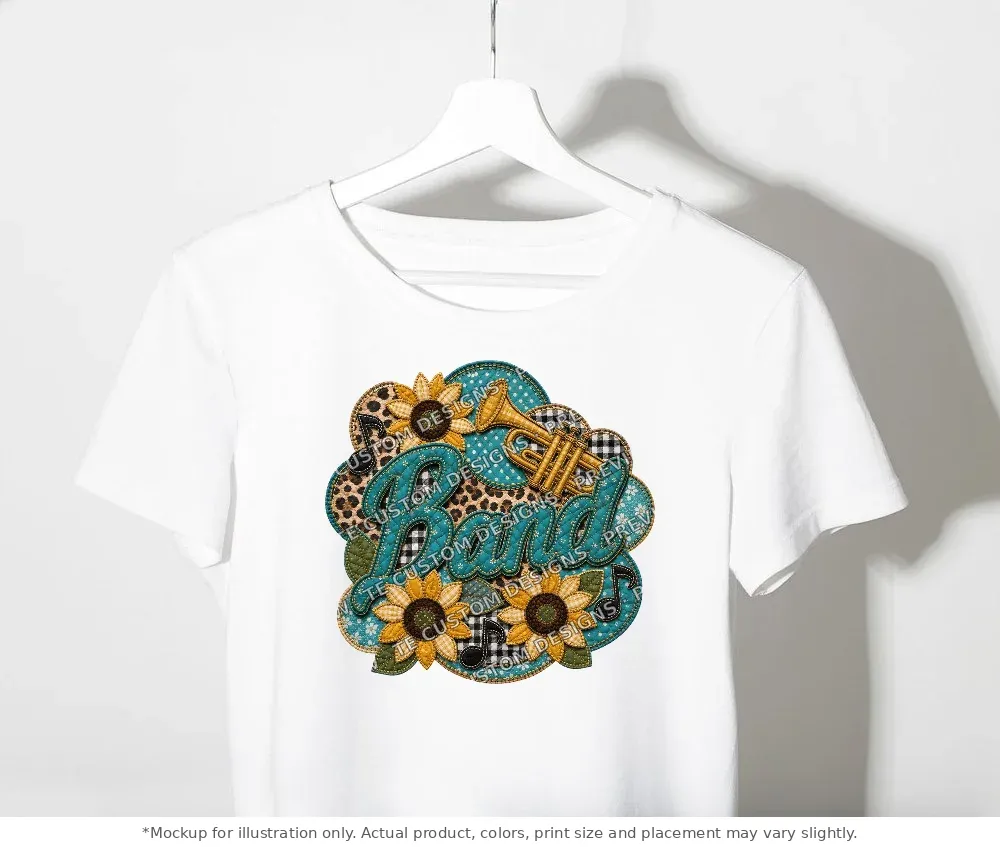 White tee mockup, on a clothes rack