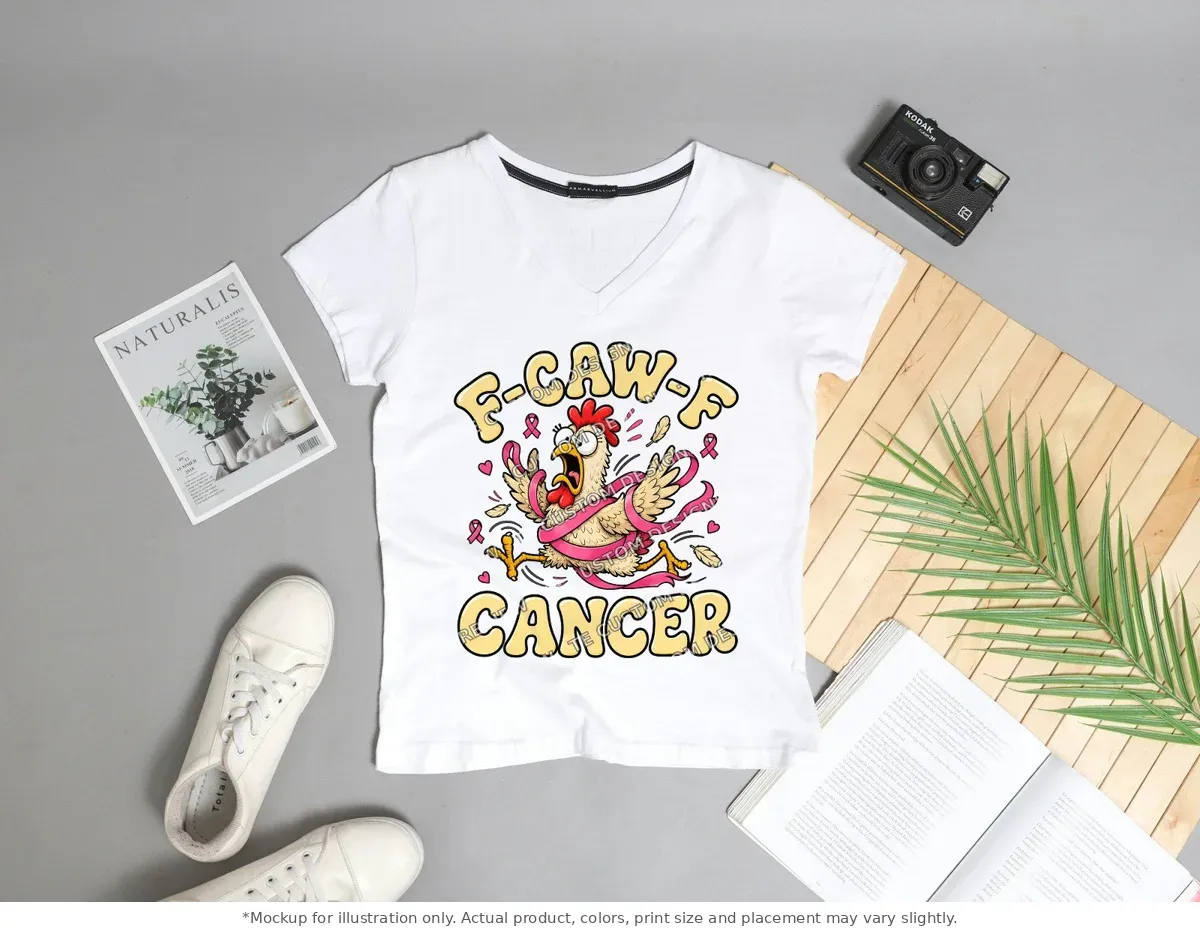 White tee mockup, flat lay with props