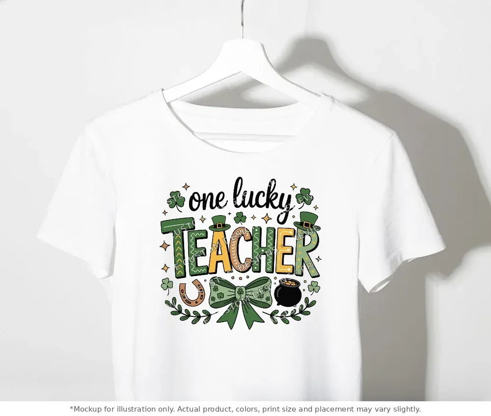 White tee mockup, on a clothes rack