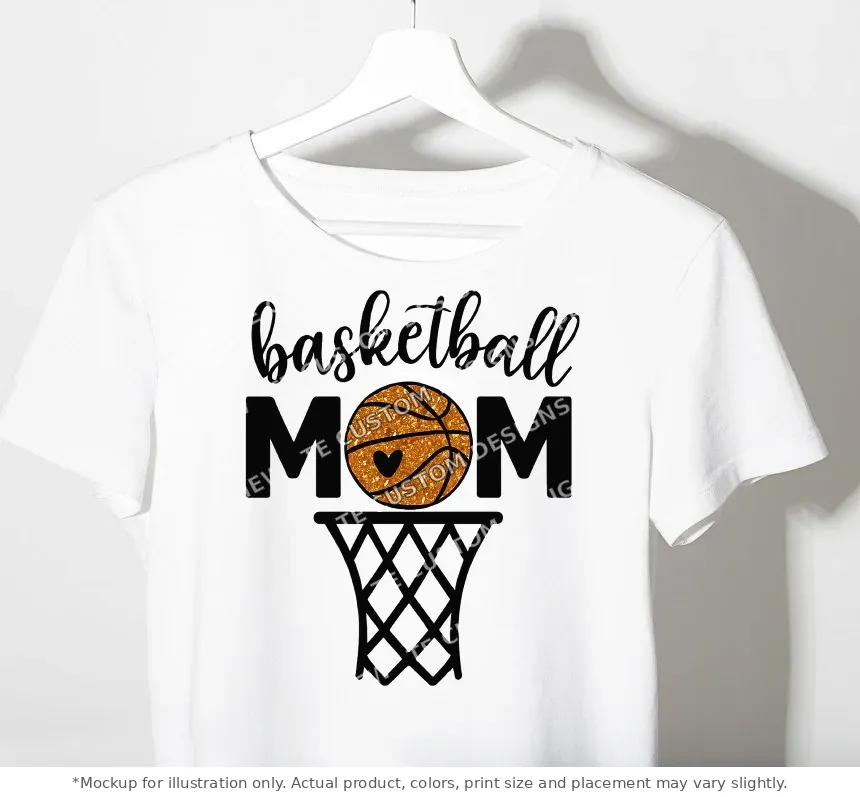 White tee mockup, on a hanger