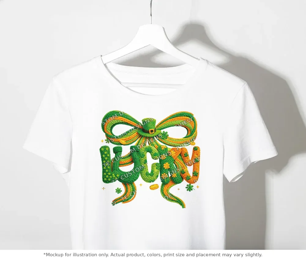 White tee mockup, on a clothes rack