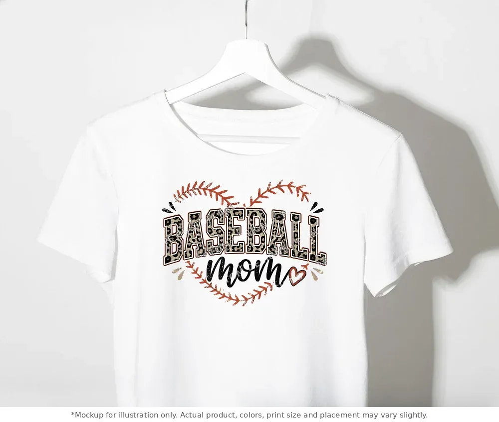 White tee mockup, on a clothes rack