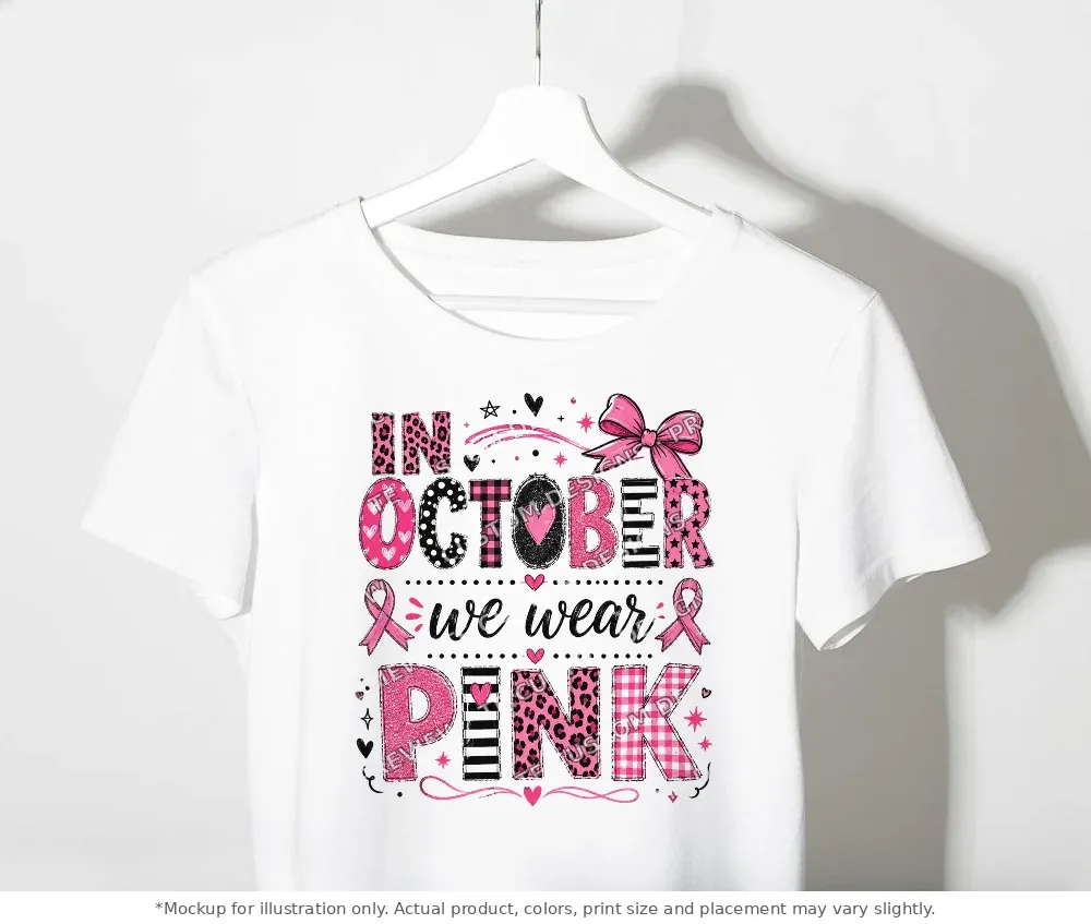 White tee mockup, on a clothes rack
