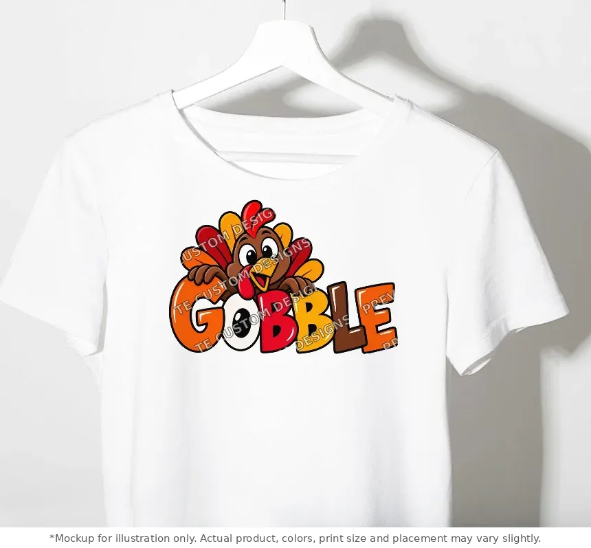 White tee mockup, on a hanger