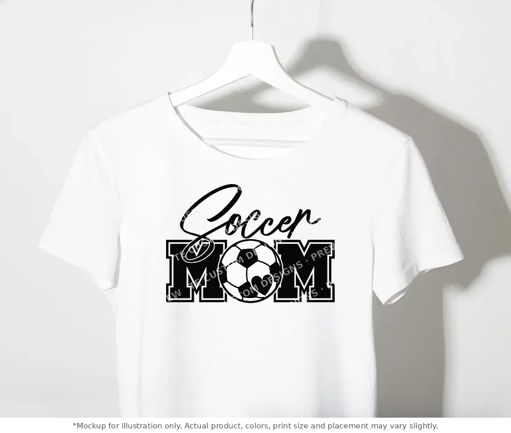 White tee mockup, on a clothes rack
