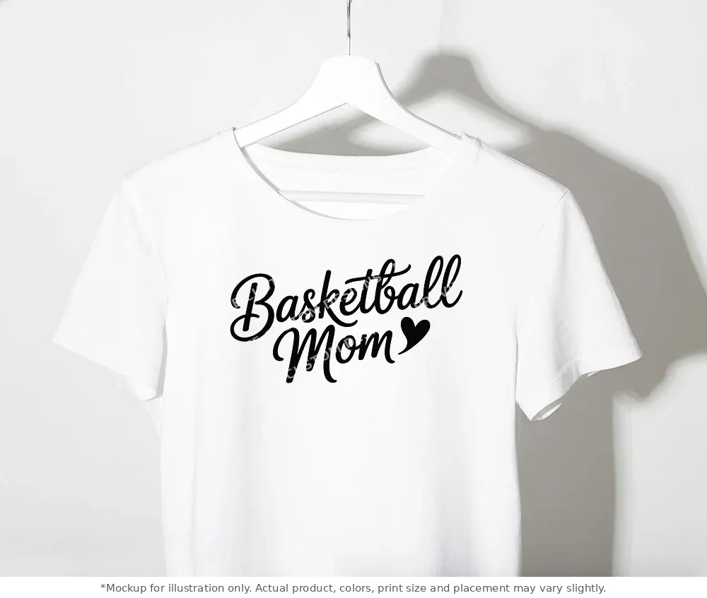 White tee mockup, on a clothes rack